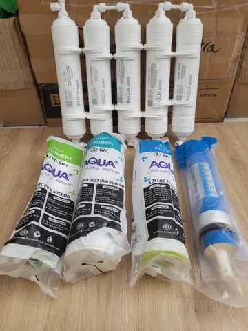 Bộ 9 Lõi Lọc AQUA Chất Lượng Cao cho Máy Lọc Nước RO - Thay Thế và Đảm Bảo Nguồn Nước Tinh Khiết Uống Trực Tiếp