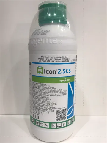Thuốc diệt côn trùng ICON 2.5 CS (diệt muỗi, mạt, kiến, gián, sâu, ruồi,...), chai 1 lít, sản xuất tại Vương Quốc Bỉ 769386