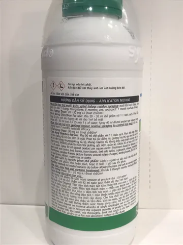 Thuốc diệt côn trùng ICON 2.5 CS (diệt muỗi, mạt, kiến, gián, sâu, ruồi,...), chai 1 lít, sản xuất tại Vương Quốc Bỉ 769386