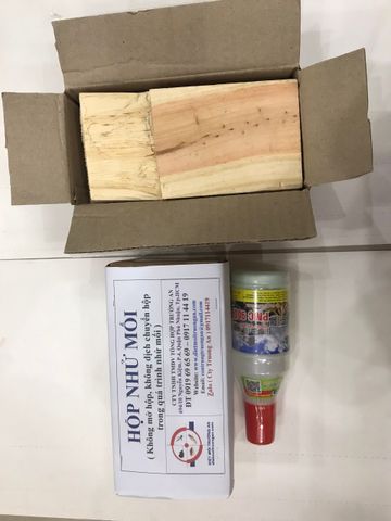 Combo diệt mối tận gốc tự làm gồm 1 chai PMC90DP và 2 hộp nhử mối