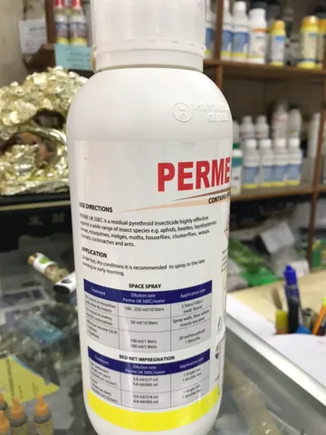 Thuốc trừ muỗi, diệt muỗi, đuổi muỗi PERME UK, được Bộ Y Tế cấp chứng nhận, nhập khẩu nguyên chai từ Anh Quốc (chai 1 lít)