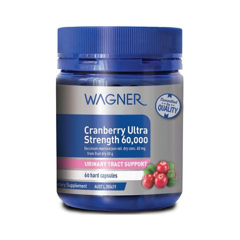 Hỗ trợ tiết niệu Wagner Cranberry Úc 60 viên