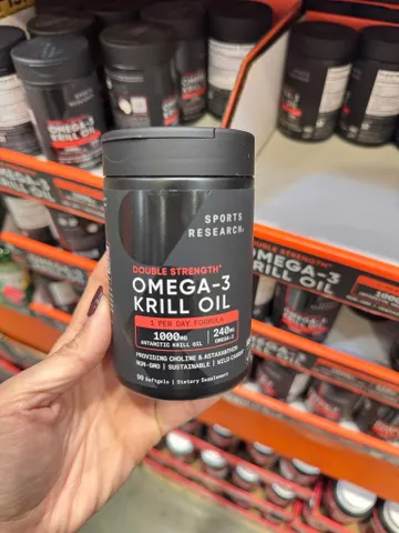  Viên uống Sports Research Krill Oil 1000mg 90 viên