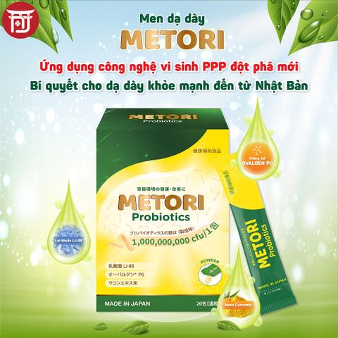 Combo 2 Hộp Men Dạ Dày Metori Nhật Bản Hỗ Trợ Hệ Tiêu Hóa