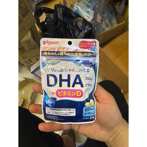 Viên Uống DHA Pigeon Cho Bà Bầu Nhật Bản Chính Hãng | Bổ Sung DHA Hỗ Trợ Phát Triển Não Bộ & Thị Giác Thai Nhi