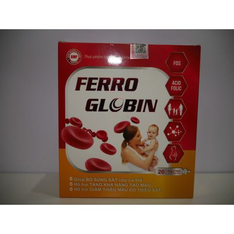 Ferro Globin Bổ Sung Sắt Cho Cơ Thể- Hộp 20 Ống
