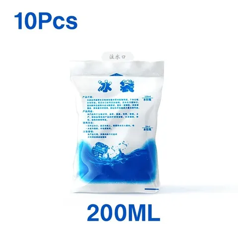 Set 10 Túi Nước Đá Gel Khô Tái Sử Dụng | Giữ Lạnh Thực Phẩm, Đồ Uống, Đá Nén Đau Pulue 2026