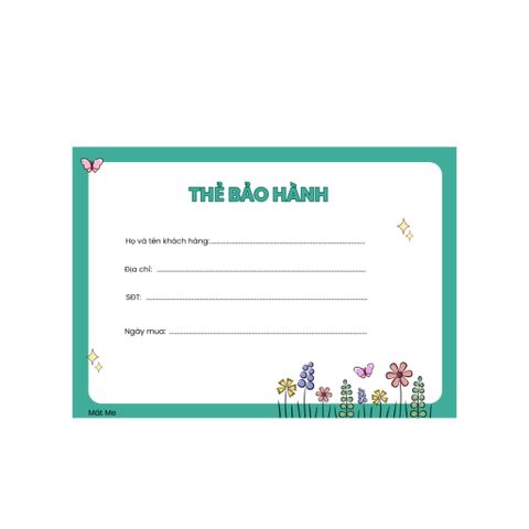 [TẶNG KÈM THẺ] Thẻ bảo hành 12 tháng sản phẩm