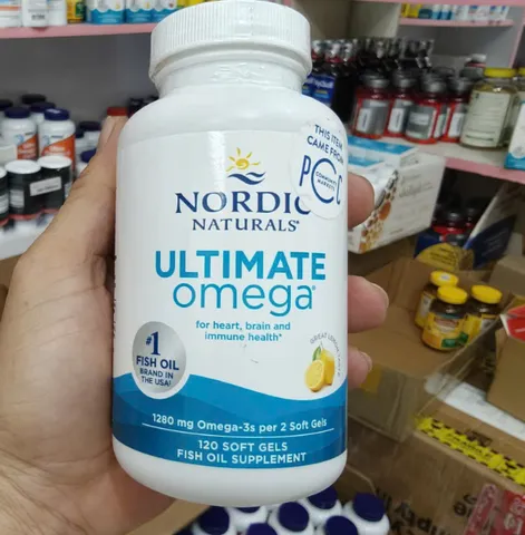 60 viên / 120 viên 1280mg Nordic Naturals Ultimate Omega 60 viên - Omega-3 hàm lượng cao hỗ trợ tim mạch và não bộ