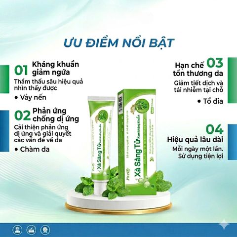 Kem Dưỡng Da Thảoo Dượcc Xà Sàng Tử 18g – Chăm Sóc Da Mềm Mại, Bổ Sung Độ Ẩm Dùng Hằng Ngày