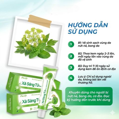 Kem Dưỡng Da Thảoo Dượcc Xà Sàng Tử 18g – Chăm Sóc Da Mềm Mại, Bổ Sung Độ Ẩm Dùng Hằng Ngày