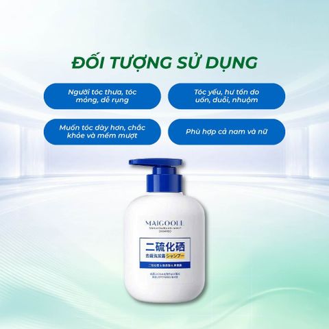 Dầu Gội Thảo Mộc Maigoolé 300ml – Làm Sạch Da Đầu, Chăm Sóc Tóc Mềm Mượt, Hương Thảo Mộc Dịu Nhẹ