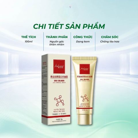 Kem Dưỡng Ẩm Collagen Vàng – Chăm Sóc Da Mềm Mại, Bổ Sung Độ Ẩm Dùng Hằng Ngày