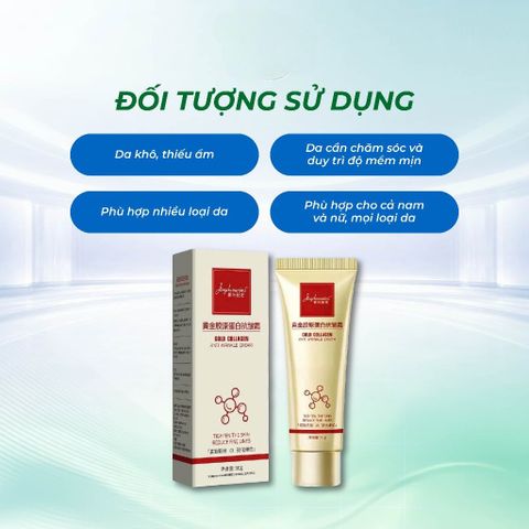 Kem Dưỡng Ẩm Collagen Vàng – Chăm Sóc Da Mềm Mại, Bổ Sung Độ Ẩm Dùng Hằng Ngày