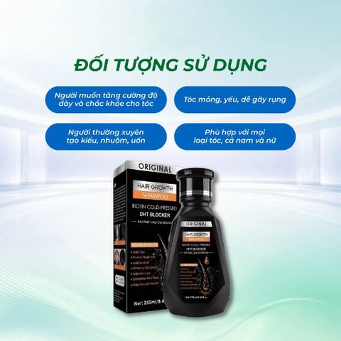 Dầu Gội DHT Blocker 120ml Hỗ Trợ Chăm Sóc Tóc Yếu, Làm Sạch Da Đầu, Giúp Tóc Mềm Mượt Và Chắc Khỏe