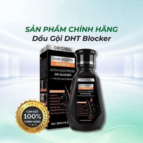 Dầu Gội DHT Blocker 120ml Hỗ Trợ Chăm Sóc Tóc Yếu, Làm Sạch Da Đầu, Giúp Tóc Mềm Mượt Và Chắc Khỏe