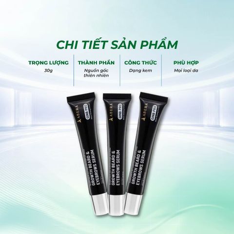  Serum dưỡng mày GINB PRO 20ml - Nuôi dưỡng lông mày, râu, giúp trông dày, đều và gọn gàng
