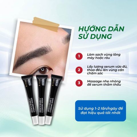  Serum dưỡng mày GINB PRO 20ml - Nuôi dưỡng lông mày, râu, giúp trông dày, đều và gọn gàng