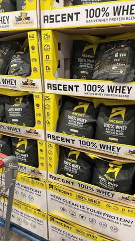 ĐẠM TƯƠI BỘT WHEY - ASCENT 100% WHEY - PROTEIN SẠCH PHỤC HỒI CƠ SIÊU NHANH