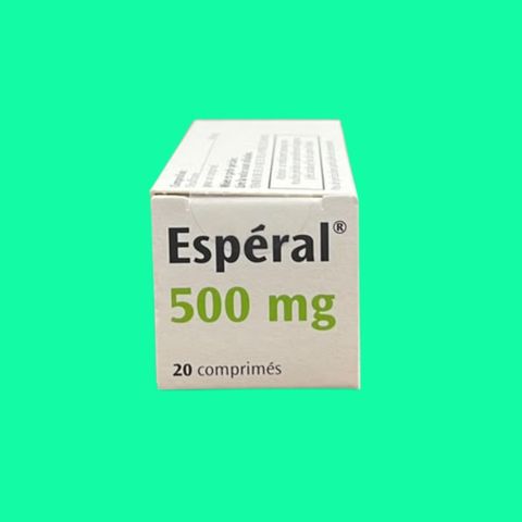 Viên cai nghiện rượu bia từ Pháp Esperal 500mg Disul firam SANOFI Điều tri nghiện rượu mãn tính bỏ rượu dần dần Hộp 20 viên