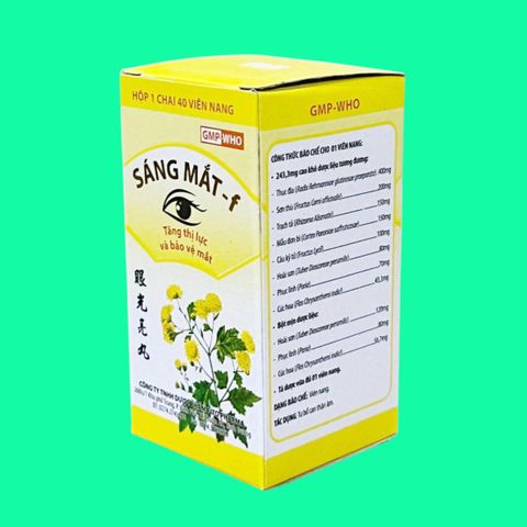 Sáng Mắt – F Fito Pharma 40 viên – Tăng thị lực và bảo vệ mắt