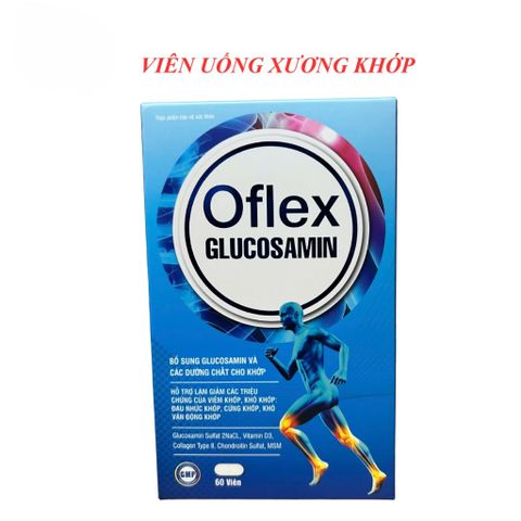 Viên Uống Oflex Glucosamin Bổ Khớp - Hỗ Trợ Giảm Đau Xương Khớp, Tăng Cường Vận Động (Hộp 60 Viên)