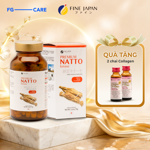 [Date 1/2027] Viên Uống Natto Kinase Nhật Bản Fine Japan 300 Viên - Hỗ Trợ Tim Mạch, Cải Thiện Tuần Hoàn Máu, Điều Hòa Huyết Áp
