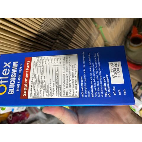 Oflex glucosamin Flex Giúp xương chắc khớp khỏe, ngăn ngừa thoái hóa khớp, tái tạo mô sụn, bôi trơn khớp