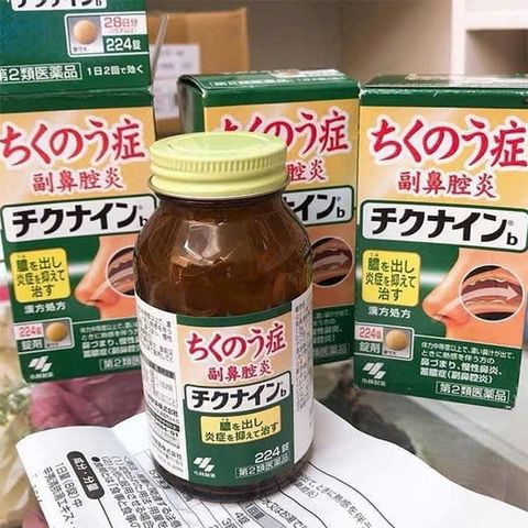 Viên Uống Kobayashi Chikunain 56 Viên Nhật Bản Chính Hãng | Hỗ Trợ Cải Thiện Nghẹt Mũi, Chảy Nước Mũi & Chăm Sóc Mũi Xoang
