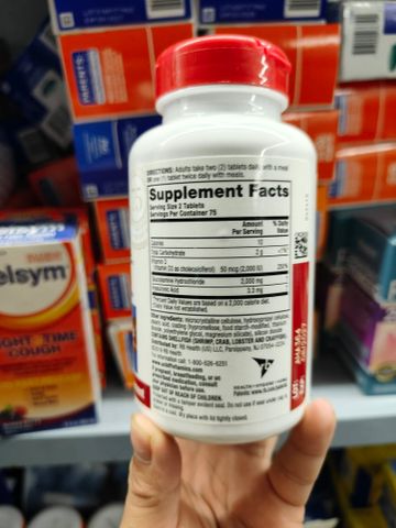Viên uống bổ khớp Schiff Glucosamine 2000mg + Vitamin D3 150 viên