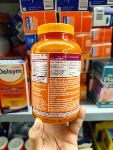 Viên uống bổ sung chất xơ Metamucil 3 in 1 Fiber 300 Capsules USA