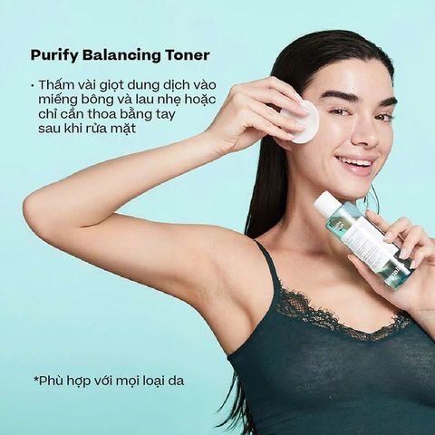 Nước cân bằng da kiềm dầu làm sạch lỗ chân lông Sensilis Purify Balancing Toner 200ml chính hãng