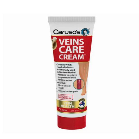 Viên uống Caruso's Vein Clear 60 viên & Kem bôi Caruso's Vein Care Cream 75g - Hỗ Trợ Suy Giãn Tĩnh Mạch - S/P Chuẩn Úc