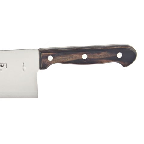 Dao Chặt Tramontina Lưỡi Rộng Chất Liệu Thép Không Gỉ Cán Gỗ Lưỡi 16cm