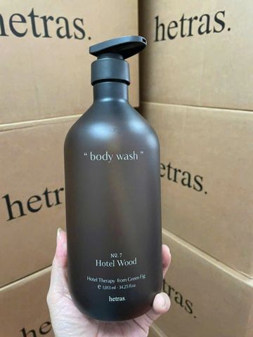 Sữa Tắm Hương Nước Hoa Hetras Body Wash 1 Lít – Làm Sạch, Thư Giãn, Lưu Hương Dài Lâu Như Nước Hoa