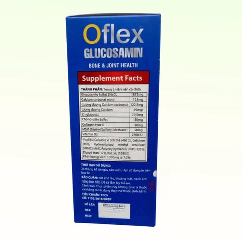 Oflex glucosamin bổ sung chất nhờn tái tạo sụn khớp