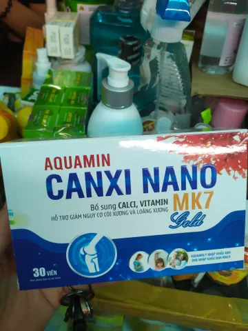 Aquamin Canxi Nano MK7 Gold Hộp 30 Viên – Bổ Sung Canxi Nano, Hỗ Trợ Xương Chắc Khỏe Và Phát Triển Chiều Cao