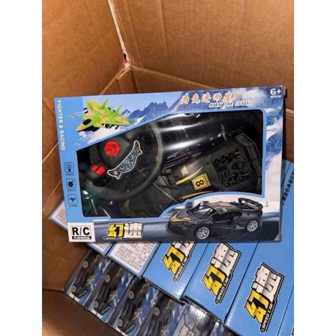 Xe Ô Tô Điều Khiển Từ Xa R/C Speed Car Fighter & Racing Cao Cấp - Đồ Chơi Siêu Xe Biến Hình Cực Ngầu Cho Bé Trai