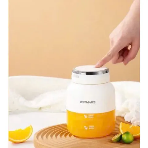 Máy Xay Sinh Tố Cầm Tay Mini Ostmars - Sạc Tích Điện, Dung Tích 500ml