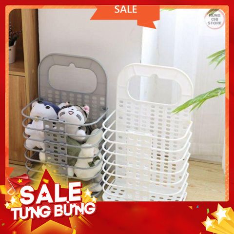 Rổ Đựng Đồ Treo Cạnh Máy Giặt - Kèm Móc Dính Cực Chắc, Tiện Lợi