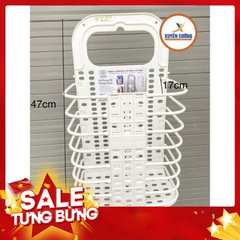 Rổ Đựng Đồ Treo Cạnh Máy Giặt - Kèm Móc Dính Cực Chắc, Tiện Lợi