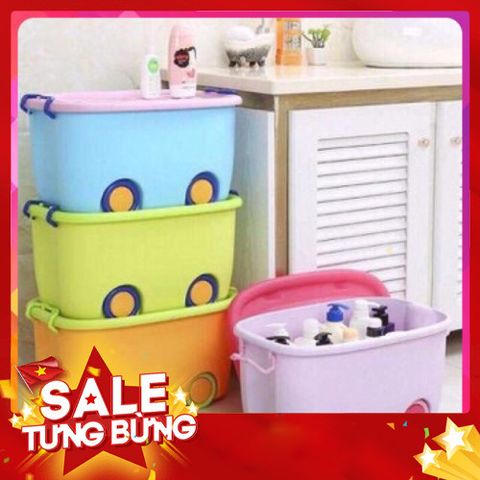 Combo 4 Thùng Đựng Đồ Chơi Size To - Giải Pháp Lưu Trữ Tiện Lợi Cho Không Gian Sống