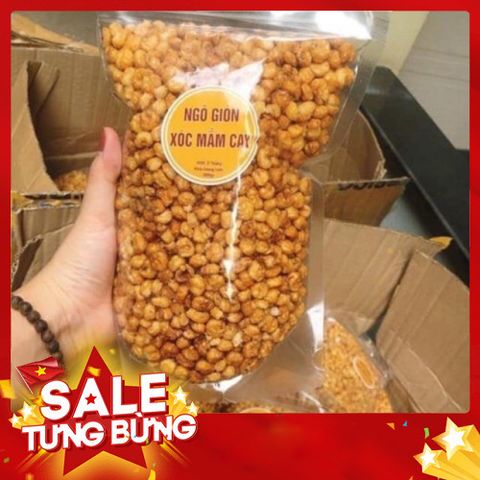 Ngô Giòn Sóc Mắm Cay - Snack Ngô Thơm Ngon, Đậm Đà Hương Vị 400g