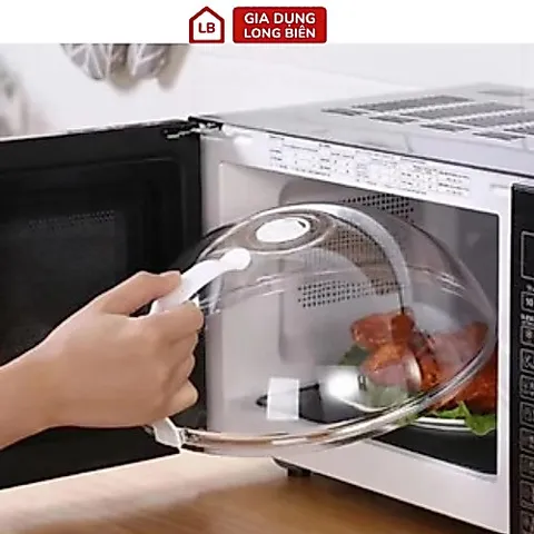 Nắp Đậy Thực Phẩm Lò Vi Sóng Có Tay Cầm Chống Nóng, Nắp Đậy Lò Vi Sóng Chống Mùi Bảo Quản Giữ Nóng Thực Phẩm