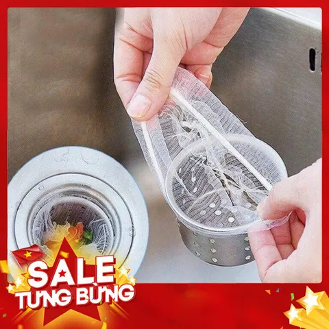 Túi lọc rác cho bồn rửa bát tiện ích phù hợp với hầu hết các loại cống thoát nước thông thường