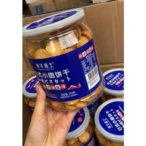 Bánh Quy Mặn Miniu Boss Nhật Bản Hộp 350gr - Ngon Miệng, Thơm Phức