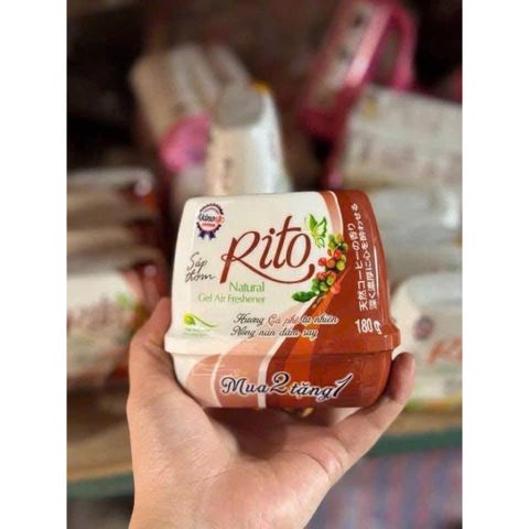 Xả Kho Giá Gốc] Combo 3 Hộp Sáp Thơm Phòng Rito 180g Khử Mùi Kháng Khuẩn Ô Tô Phòng Ngủ Nhà Vệ Sinh