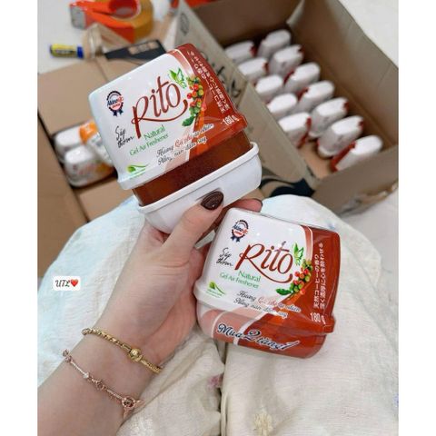 Xả Kho Giá Gốc] Combo 3 Hộp Sáp Thơm Phòng Rito 180g Khử Mùi Kháng Khuẩn Ô Tô Phòng Ngủ Nhà Vệ Sinh