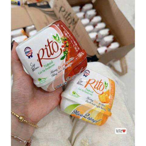Xả Kho Giá Gốc] Combo 3 Hộp Sáp Thơm Phòng Rito 180g Khử Mùi Kháng Khuẩn Ô Tô Phòng Ngủ Nhà Vệ Sinh