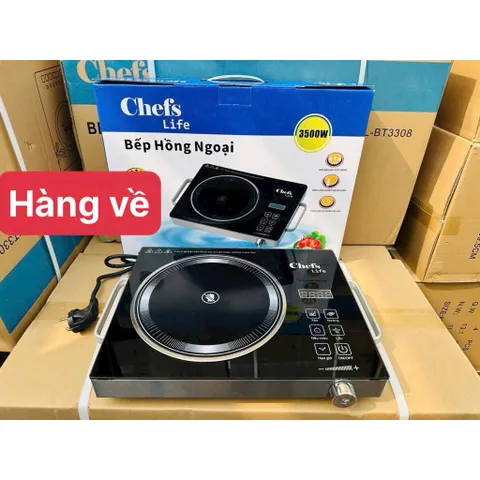 Bếp Hồng Ngoại MISU LOUIS 3500W Cao Cấp - Không Kén Nồi, Mặt Kính Cường Lực, Có Quai Cầm, Hẹn Giờ Thông Minh